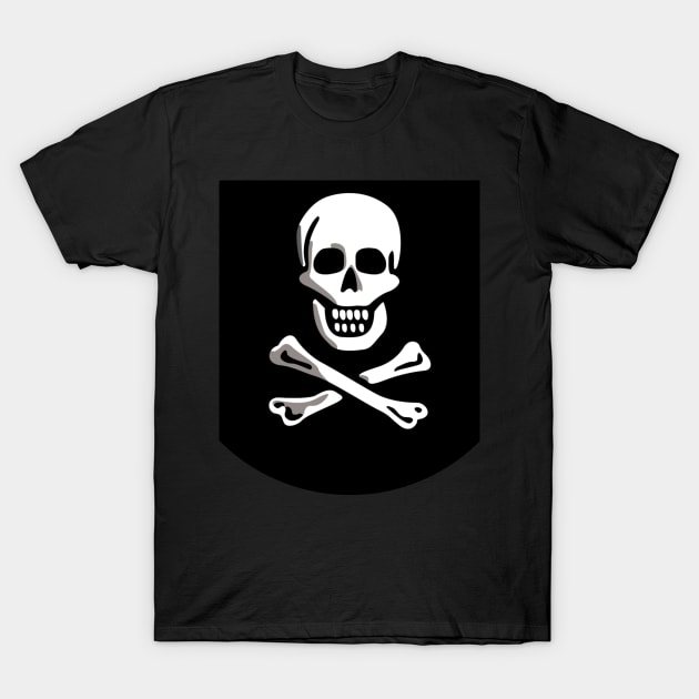 Jolly Roger Skull and Cross bones T-Shirt by twix123844